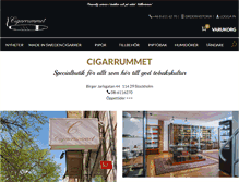 Tablet Screenshot of cigarrummet.com